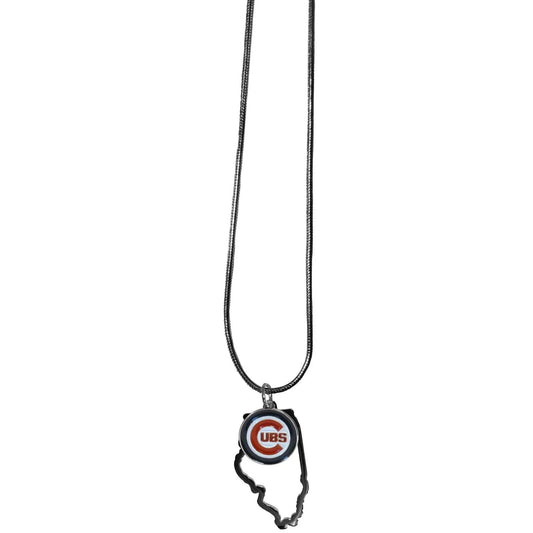 Chicago Cubs State Shape Necklace Colorado Charm Chain -  ToylandEU™