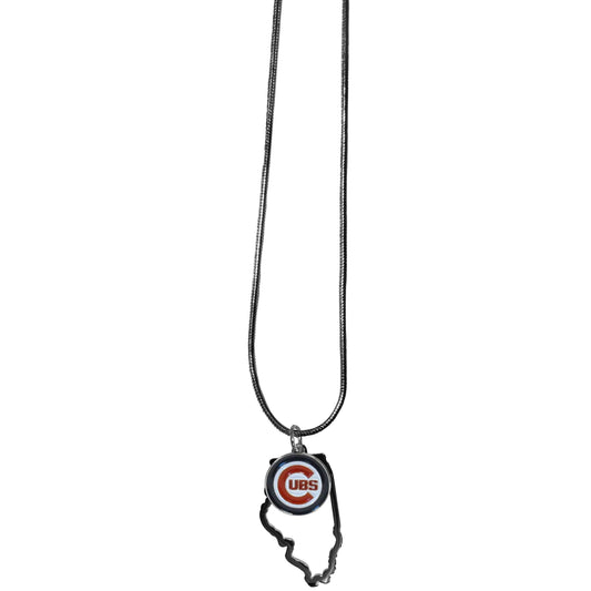 Chicago Cubs State Shape Necklace Colorado Charm Chain - ToylandEU