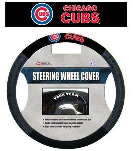 Chicago Cubs Steering Wheel Cover Mesh Style CO - ToylandEU