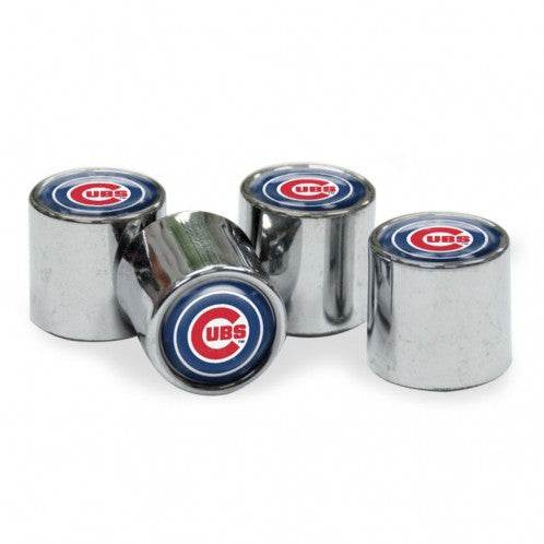 Chicago Cubs Valve Stem Caps Set Of 4 Universal Fit Logo - ToylandEU