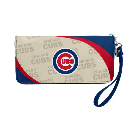 Chicago Cubs Wallet Curve Organizer Style With Zipper - ToylandEU
