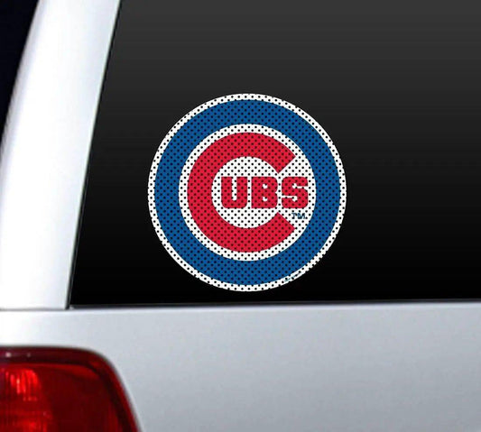  Chicago Cubs Window Film 12 Inch Die Cut CO -  ToylandEU™