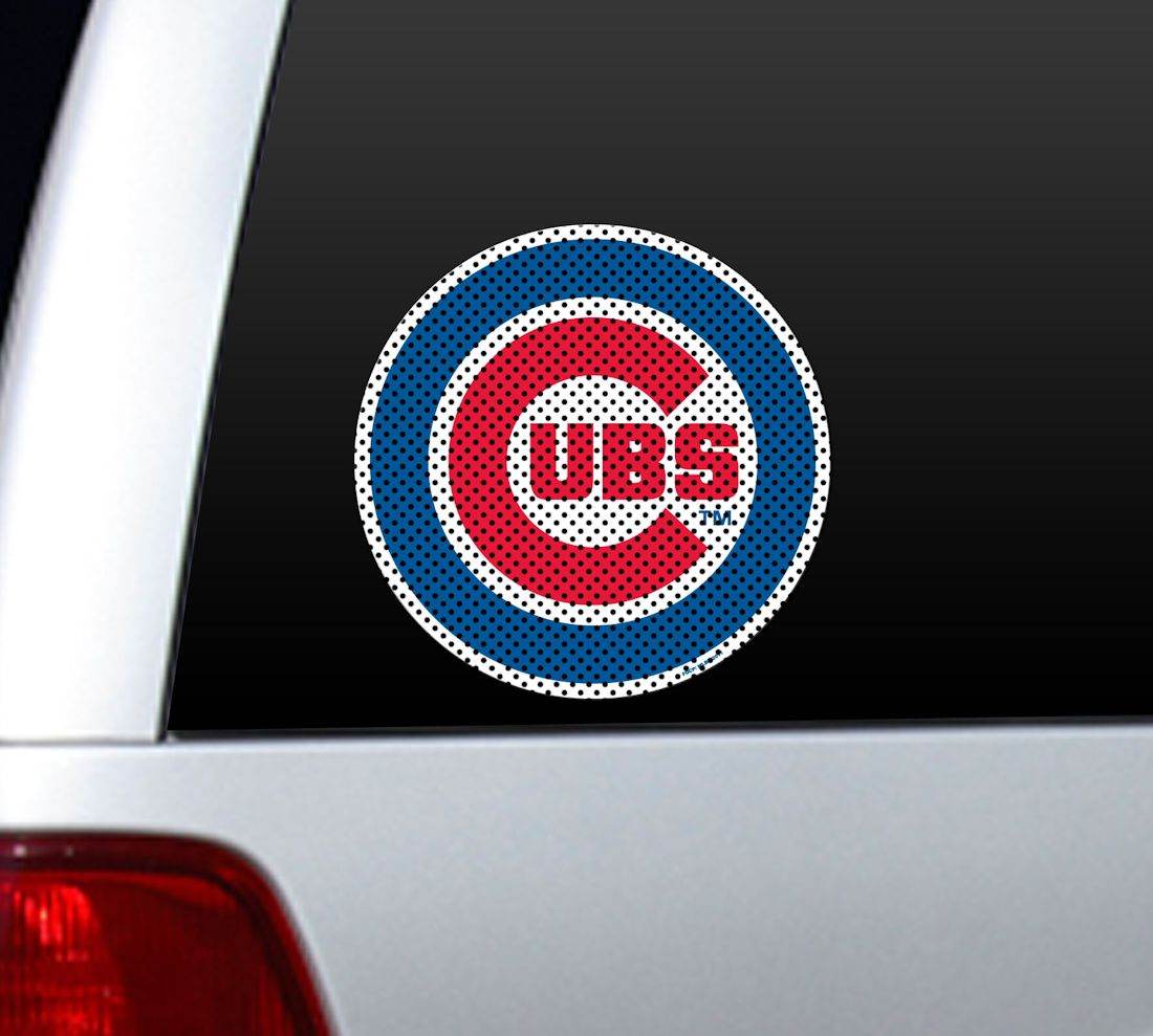 Chicago Cubs Window Film 12 Inch Die Cut CO - ToylandEU