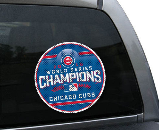 Chicago Cubs Window Film 12 Inch World Series Champs - ToylandEU