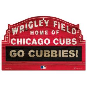 Chicago Cubs Wood Sign 11x17 Wrigley Field Design Indoor - ToylandEU