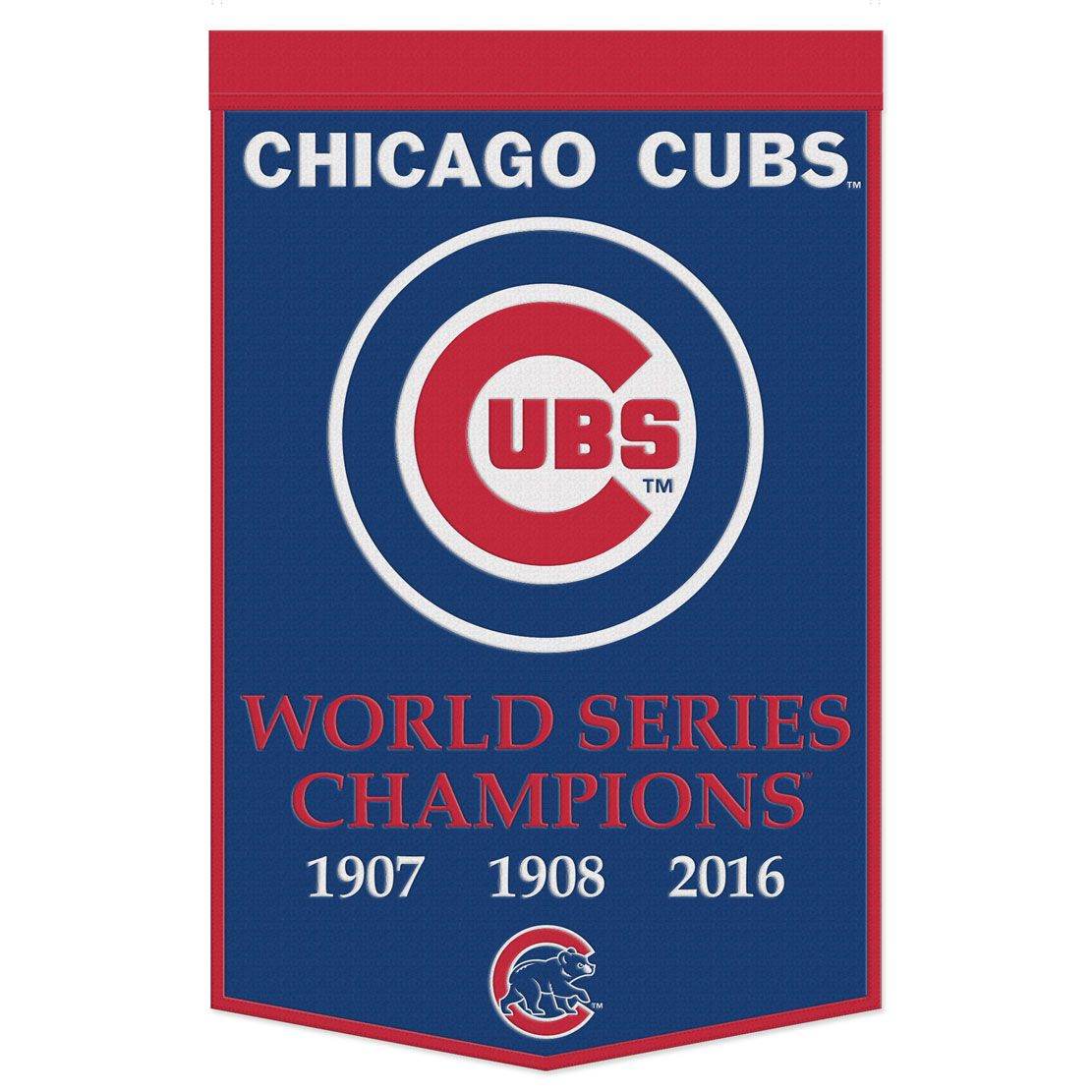 Chicago Cubs Wool Banner 24x38 Dynasty Champ Design - ToylandEU
