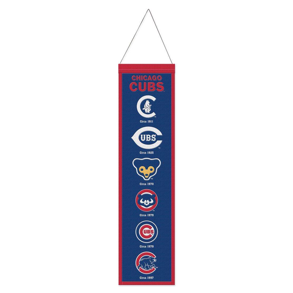 Chicago Cubs Wool Banner 8x32 Heritage Evolution Design - ToylandEU
