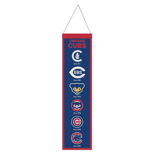 Chicago Cubs Wool Banner 8x32 Heritage Evolution Design - ToylandEU