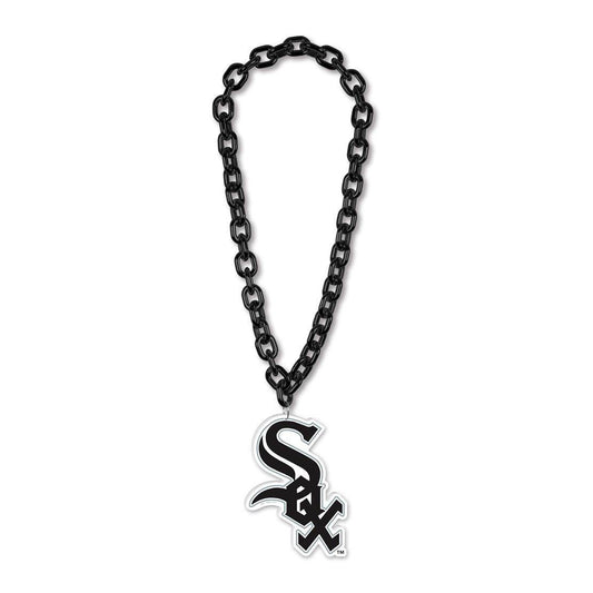 Chicago White Sox Big Foam Logo Fan Necklace 38 Inch Chain - ToylandEU
