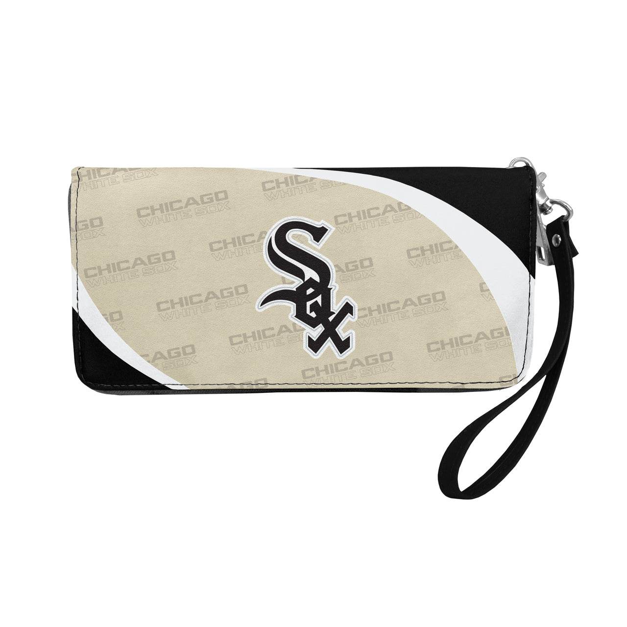 Chicago White Sox Curve Wallet Organizer Wristlet Zipper - ToylandEU