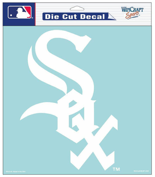 Chicago White Sox Decal 8x8 Die Cut White - ToylandEU
