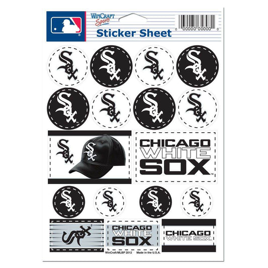 Chicago White Sox Decal Sheet 5 By 7 Vinyl For Surfaces - ToylandEU