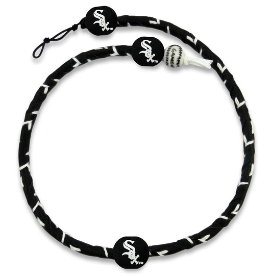 Chicago White Sox Frozen Rope Necklace Team Color Baseball - ToylandEU