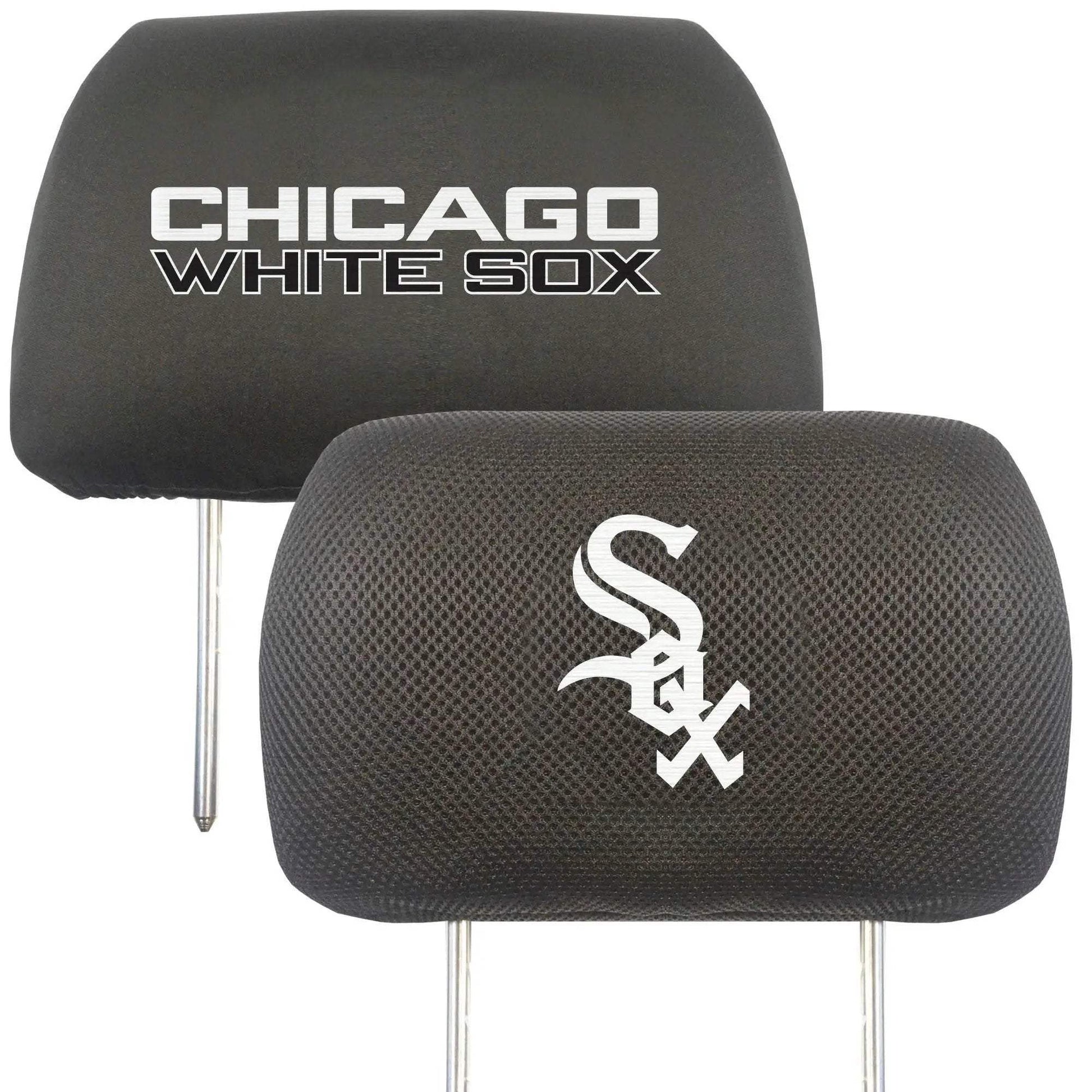  Chicago White Sox Headrest Covers Embroidered Logo Mesh -  ToylandEU™