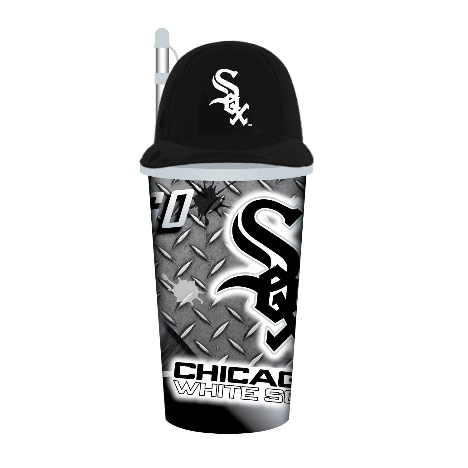 Chicago White Sox Helmet Cup 32oz Plastic With Straw - ToylandEU