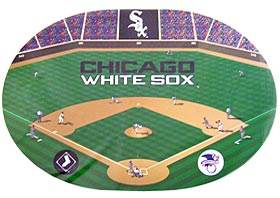 Chicago White Sox Placemats Set of 4 Vinyl Heavy Duty - ToylandEU