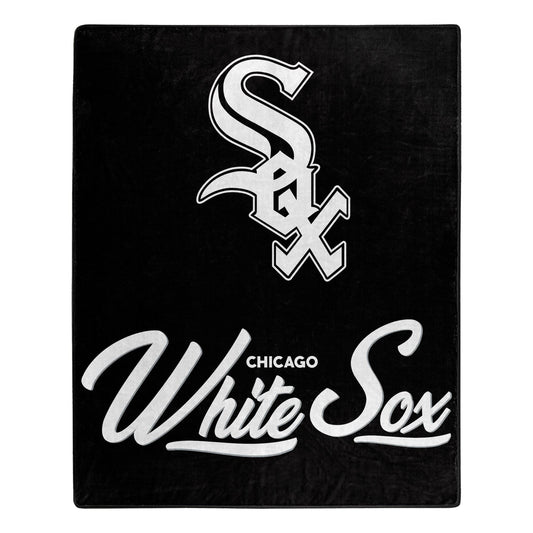 Chicago White Sox Raschel Signature Blanket 50x60 Inches - ToylandEU