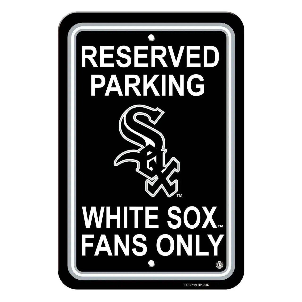  Chicago White Sox Reserved Parking Sign 12x18 Plastic -  ToylandEU™