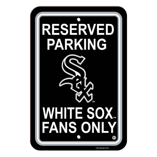 Chicago White Sox Reserved Parking Sign 12x18 Plastic - ToylandEU