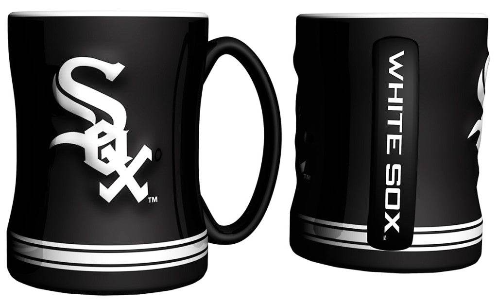 Chicago White Sox Sculpted Relief 14oz Ceramic Mug Color - ToylandEU