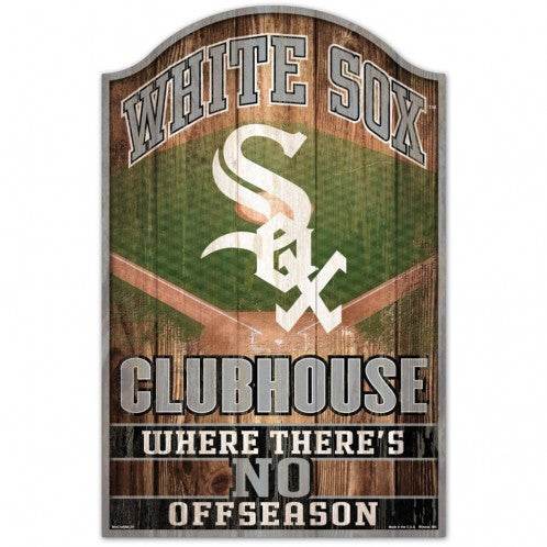 Chicago White Sox Sign 11x17 Wood Fan Cave Design Edition - ToylandEU