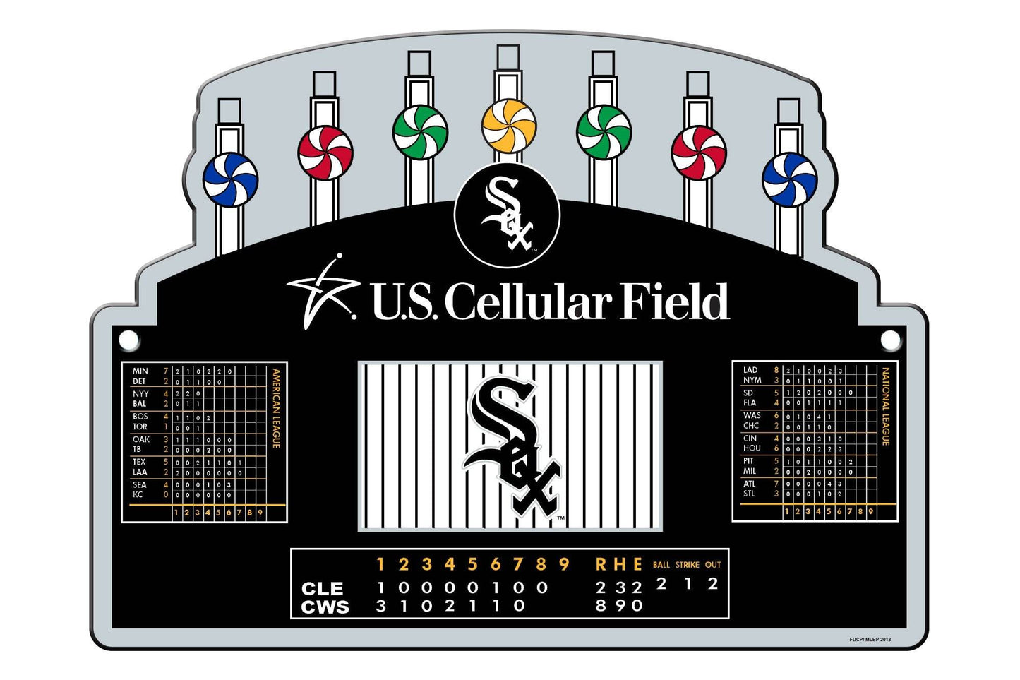 Chicago White Sox Sign 12x18 Plastic US Cellular Field Sign - ToylandEU