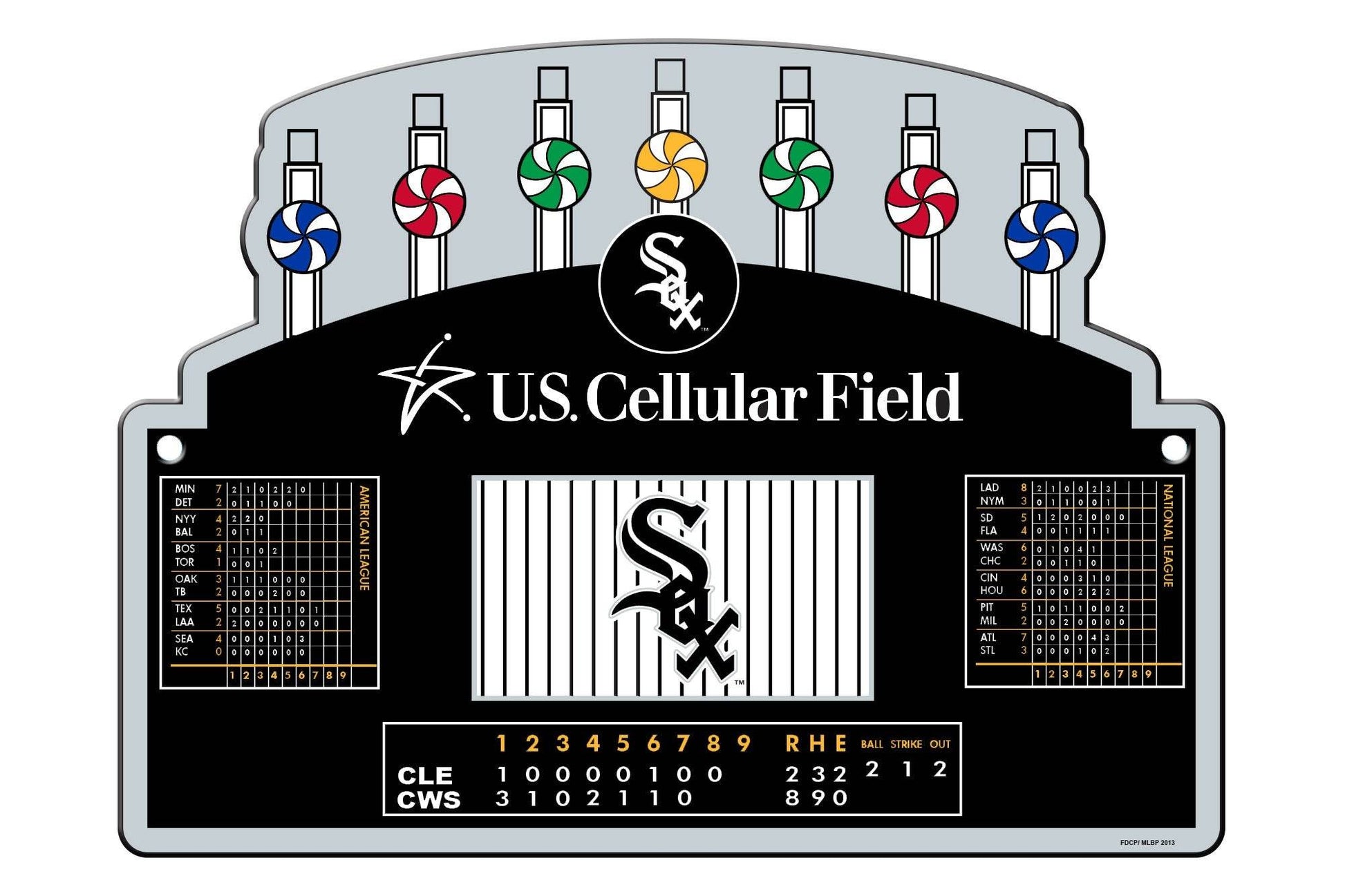 Chicago White Sox Sign 12x18 Plastic US Cellular Field Sign - ToylandEU