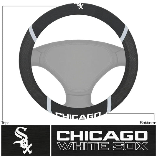 Chicago White Sox Steering Wheel Cover Mesh Stitch Premium -  ToylandEU™