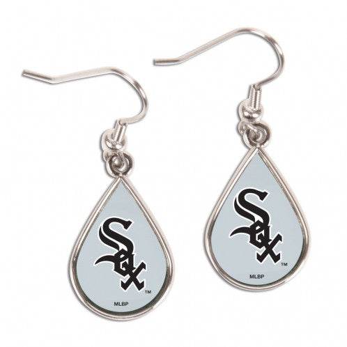 Chicago White Sox Tear Drop Earrings Officially Licensed - ToylandEU