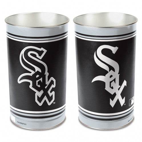 Chicago White Sox Wastebasket 15 Inch Metal Trash Can - ToylandEU