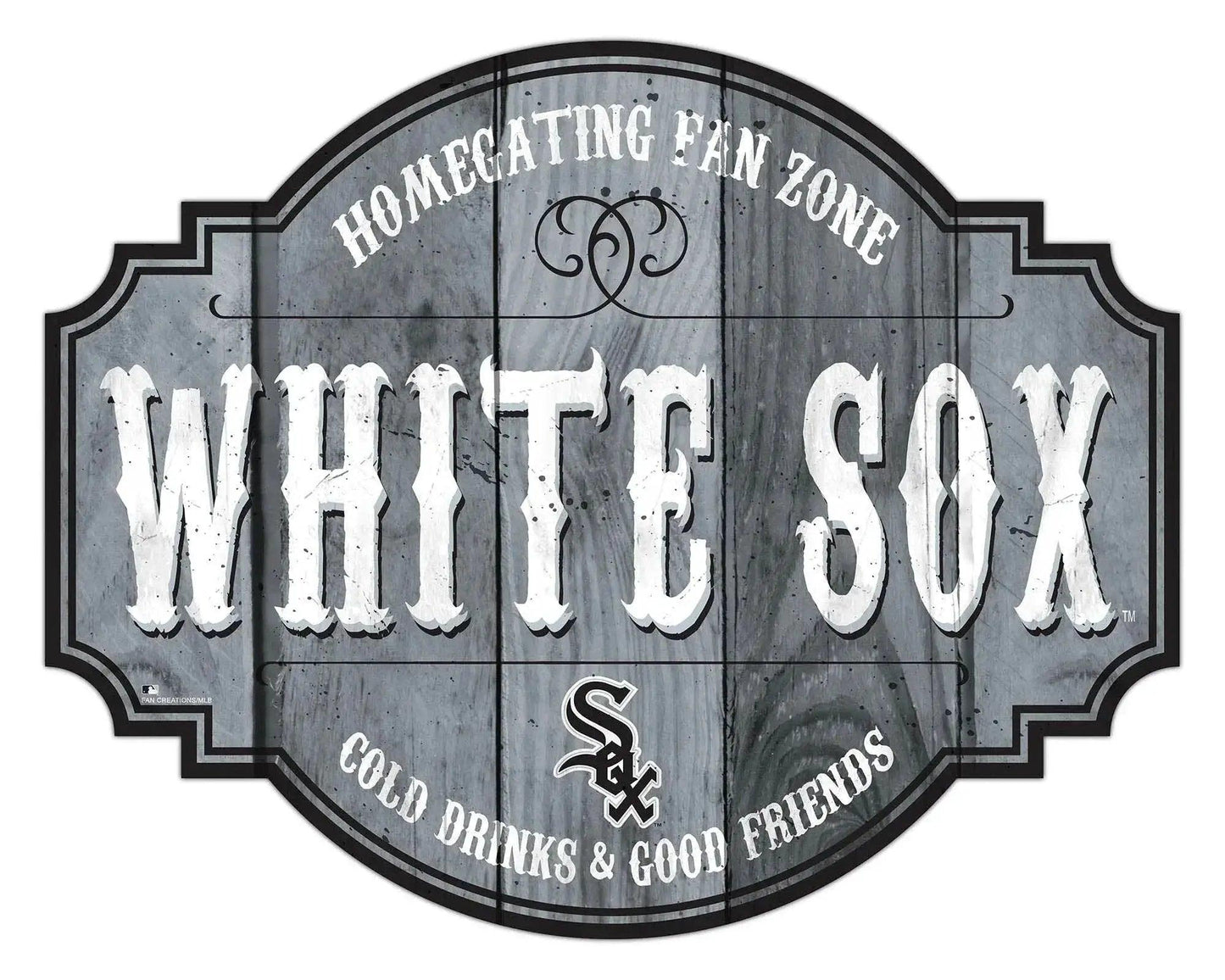  Chicago White Sox Wood Sign 12 Inch Homegating Tavern -  ToylandEU™