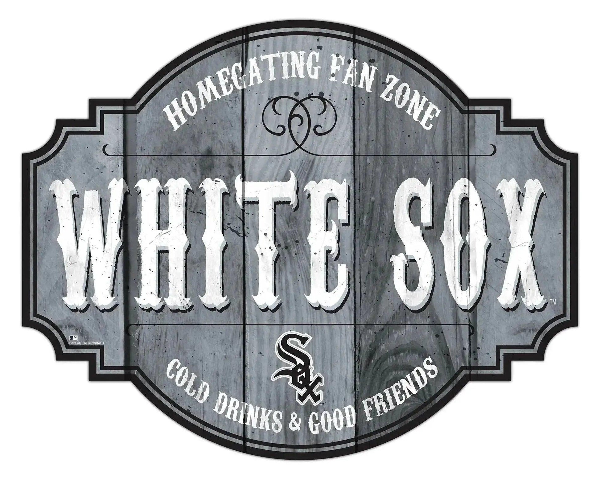  Chicago White Sox Wood Sign 12 Inch Homegating Tavern -  ToylandEU™