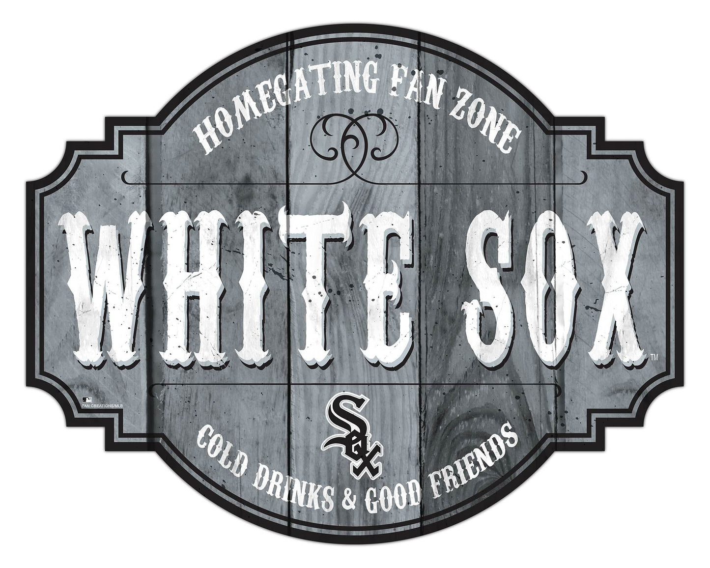 Chicago White Sox Wood Sign 12 Inch Homegating Tavern - ToylandEU