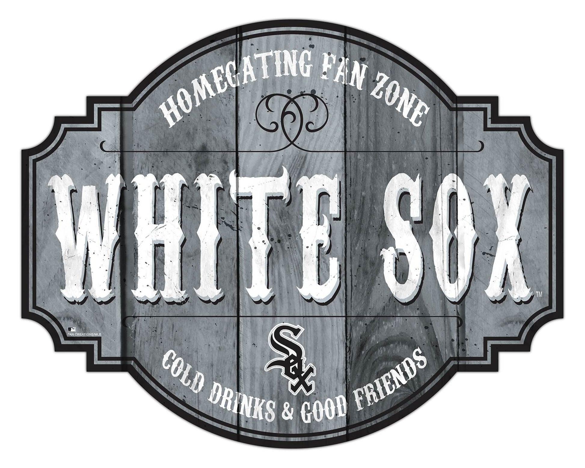 Chicago White Sox Wood Sign 12 Inch Homegating Tavern - ToylandEU