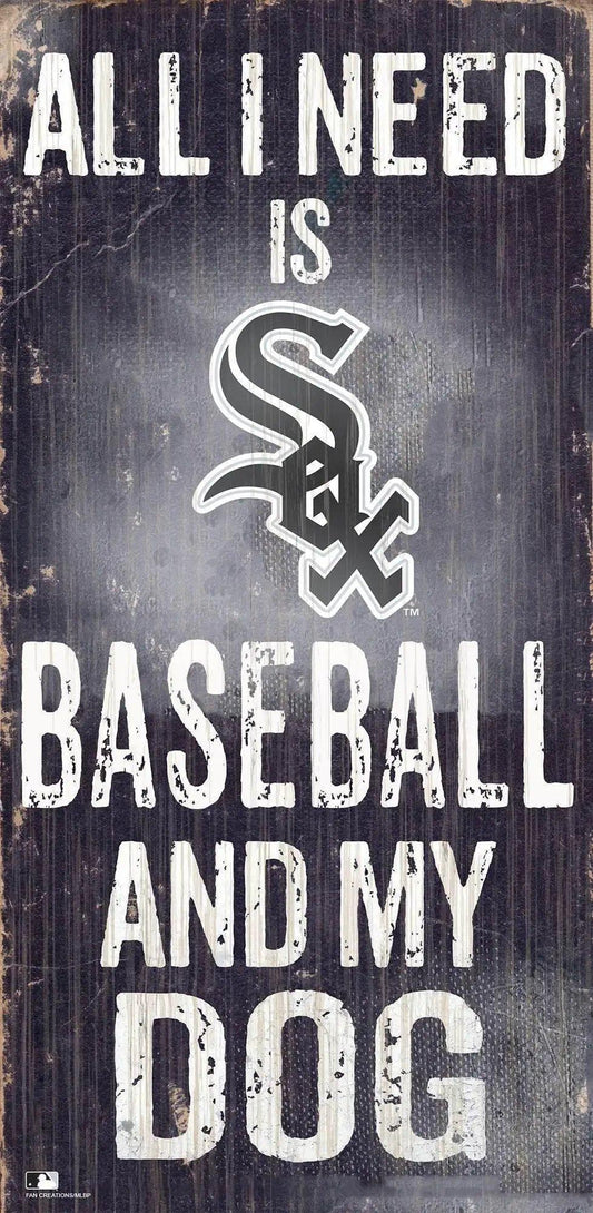  Chicago White Sox Wood Sign 6x12 Baseball and Dog Design -  ToylandEU™