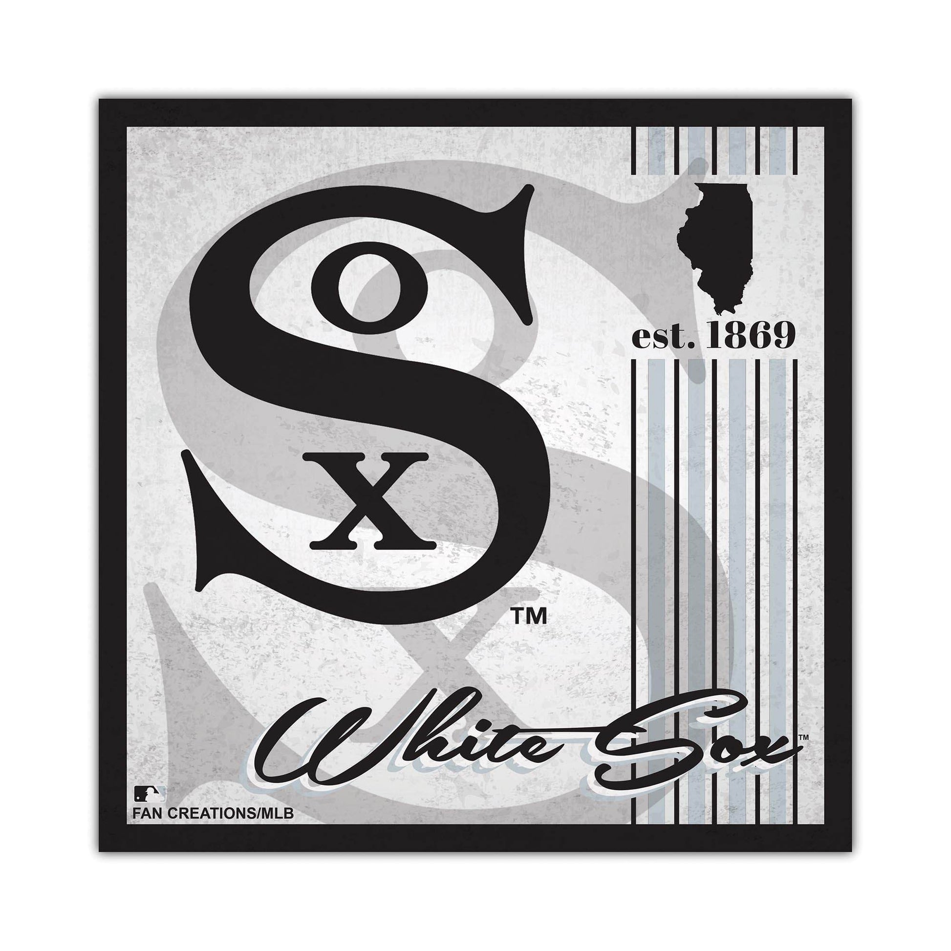 Chicago White Sox Wood Sign Album Design Special Order - ToylandEU