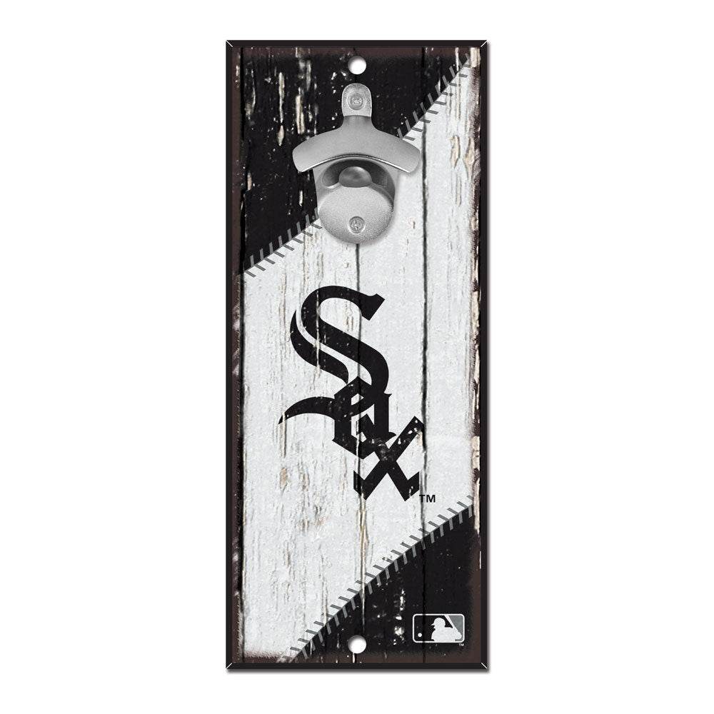 Chicago White Sox Wood Sign Bottle Opener 5x11 Made in USA - ToylandEU