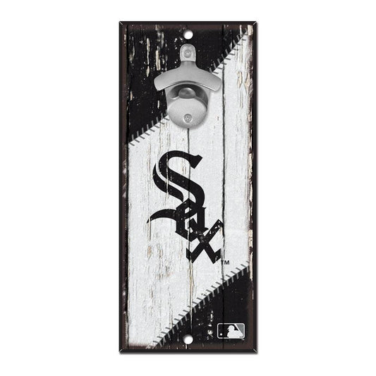 Chicago White Sox Wood Sign Bottle Opener 5x11 Made in USA - ToylandEU
