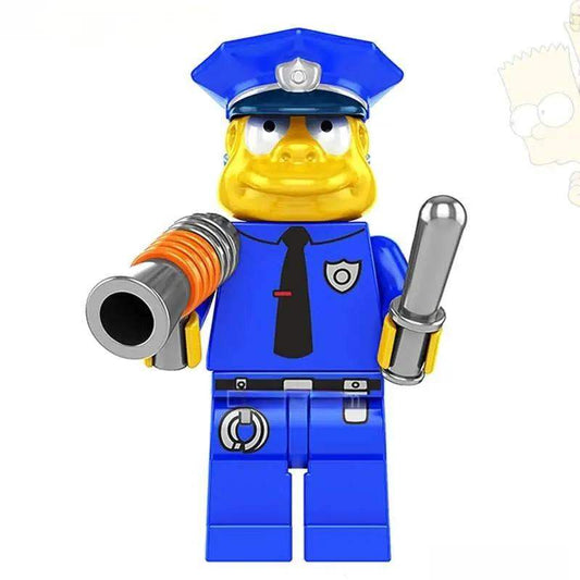  Chief Wiggum LEGO Minifigure Custom Simpsons -  ToylandEU™