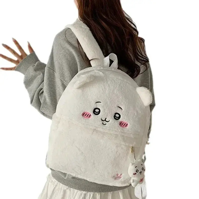 Chiikawa Plush Bear Backpack Large Capacity for Women - ToylandEU