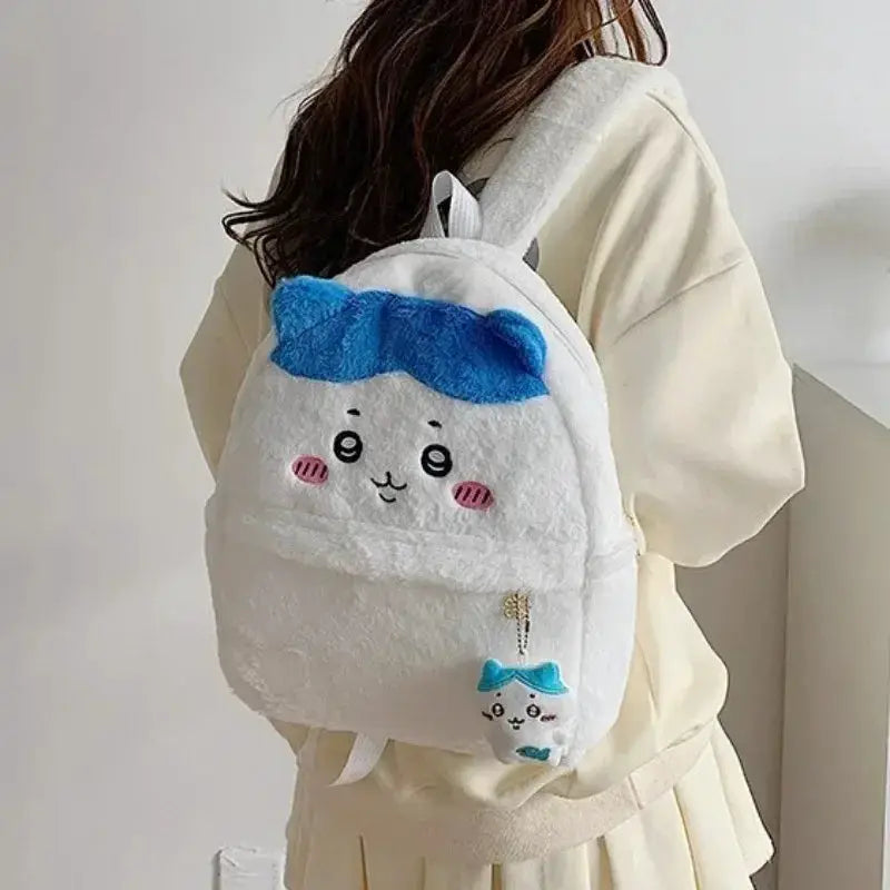 Chiikawa Plush Bear Backpack Large Capacity for Women - ToylandEU
