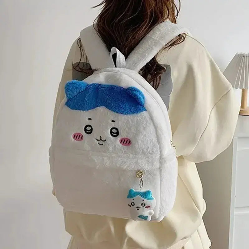 Chiikawa Plush Bear Backpack Large Capacity for Women - ToylandEU