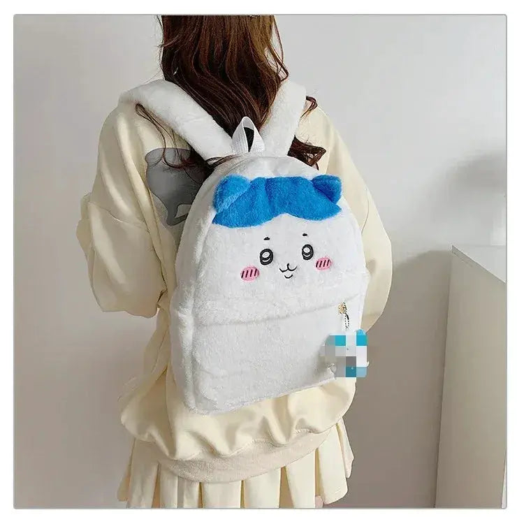 Chiikawa Plush Bear Backpack Large Capacity for Women - ToylandEU