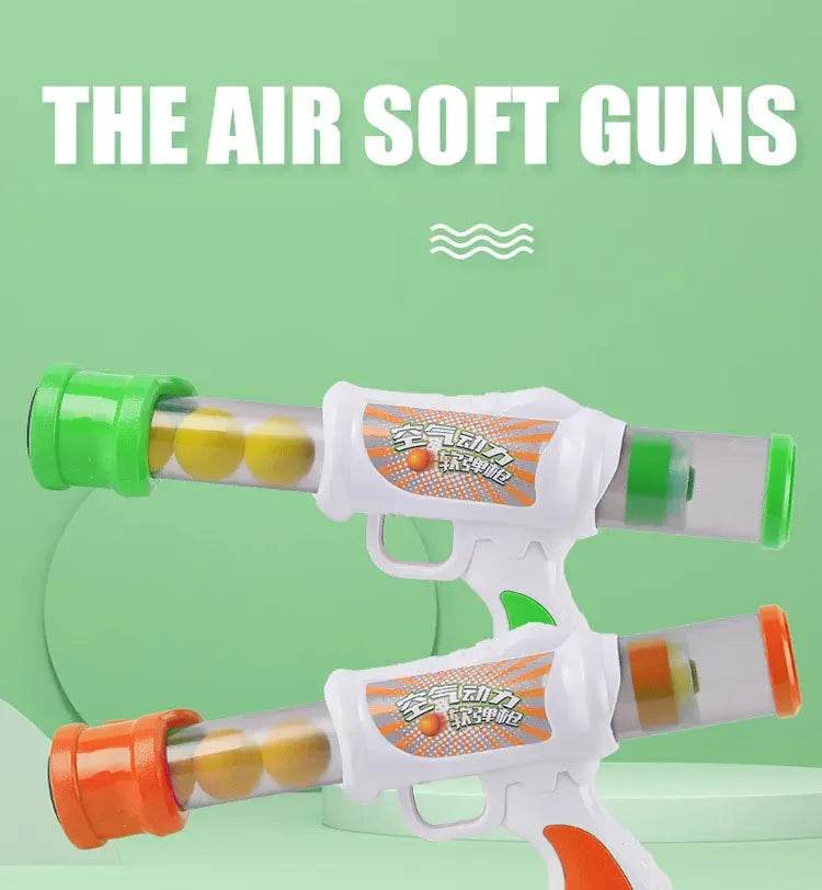 Children AirSoft Soft Bullets Toy Gun Launcher Manual Blaster - ToylandEU