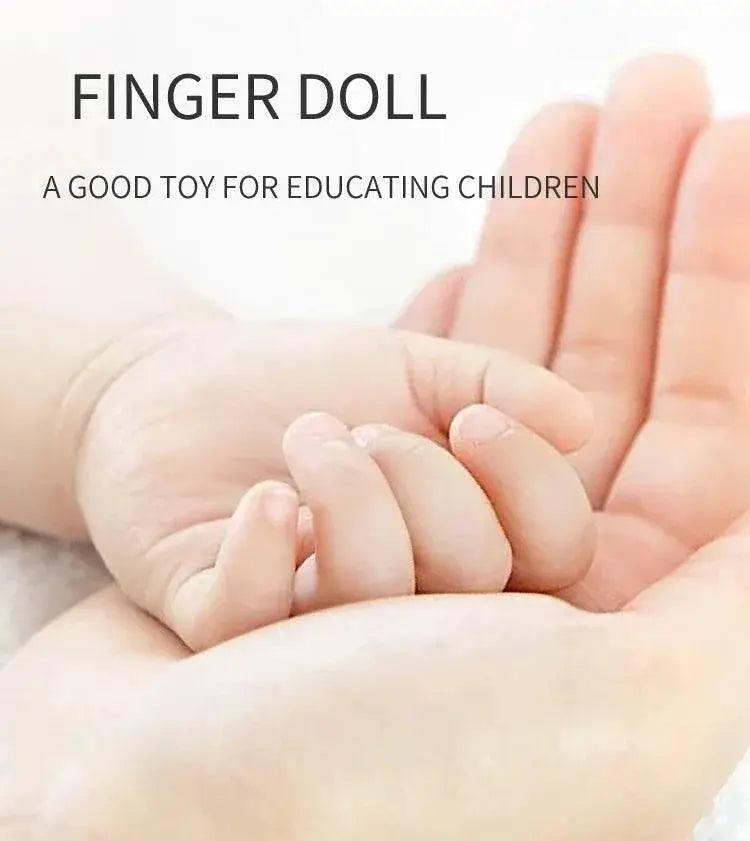  Children Animal Education Dolls Baby Finger Plush Doll Toys -  ToylandEU™