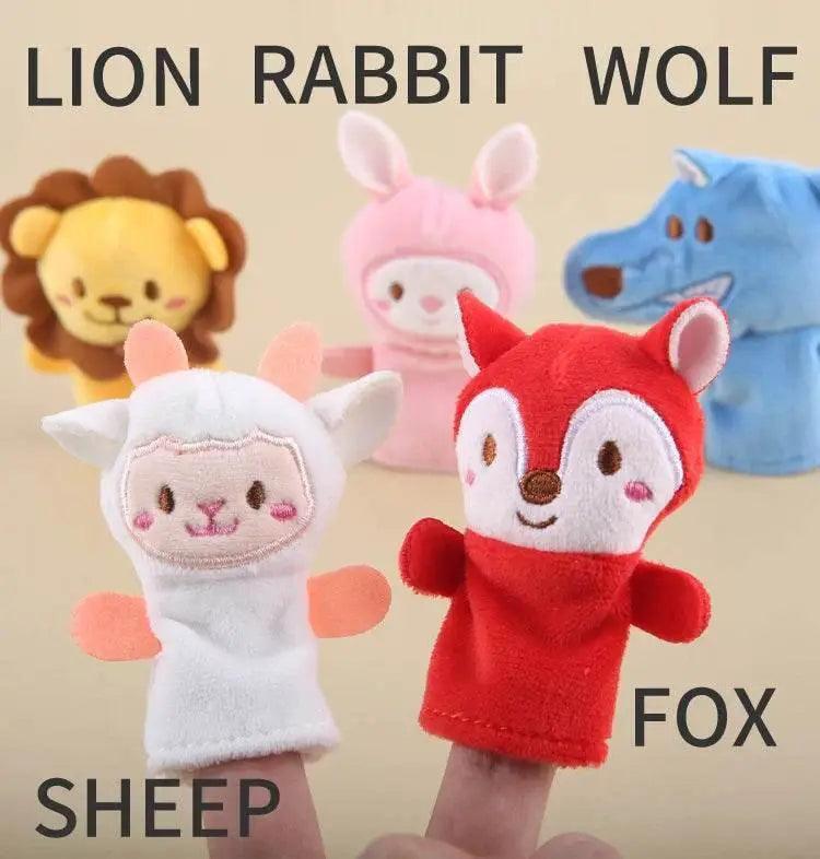  Children Animal Education Dolls Baby Finger Plush Doll Toys -  ToylandEU™