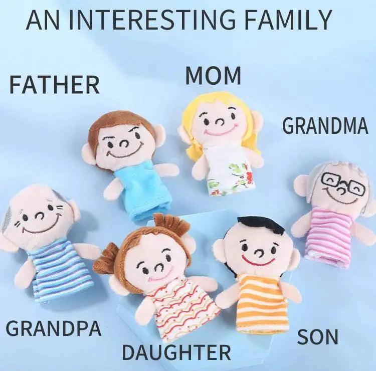  Children Animal Education Dolls Baby Finger Plush Doll Toys -  ToylandEU™