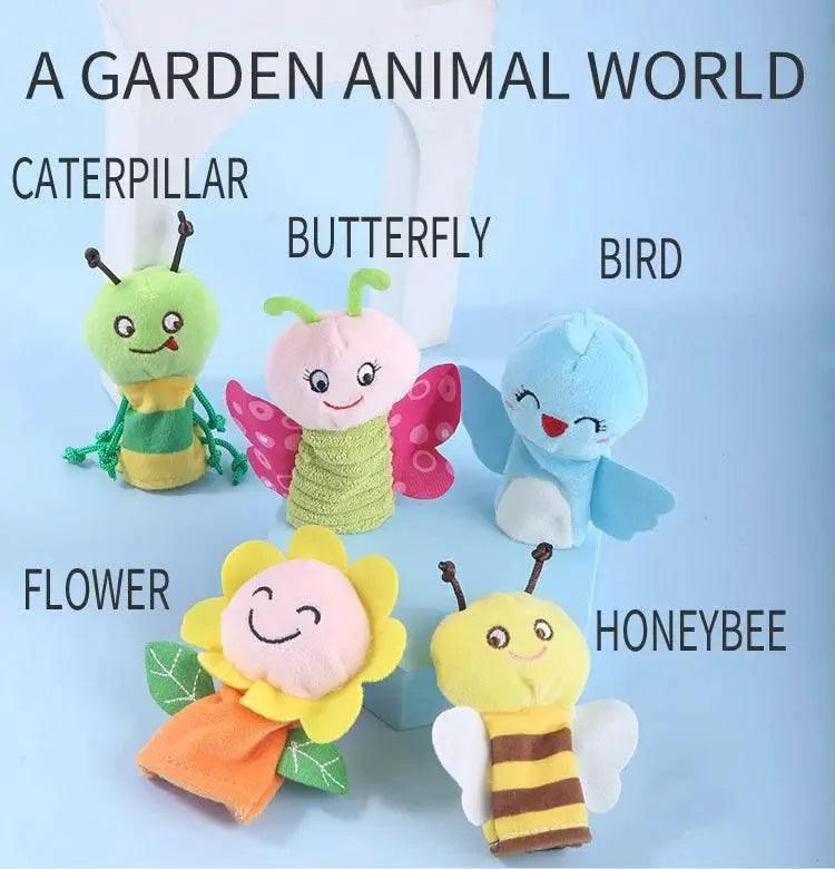  Children Animal Education Dolls Baby Finger Plush Doll Toys -  ToylandEU™