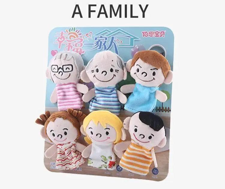  Children Animal Education Dolls Baby Finger Plush Doll Toys -  ToylandEU™