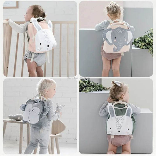Children Backpack Toddler Kids School Bag For Baby Cute Bag Boy Girl Light Rabbit Butterfly Lion - ToylandEU